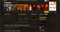 Desktop Screenshot of gameofthrones.net