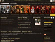 Tablet Screenshot of gameofthrones.net